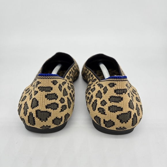 Rothy’s The Loafer Mocha Spotted Animal Leopard Print Women's Shoes Size 8.5 - Picture 4 of 8
